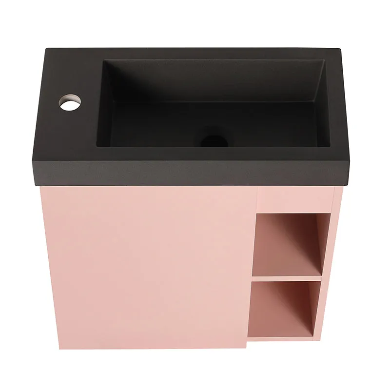 20'' Floating Wall-Mounted Bathroom Vanity with Resin Sink and Soft-Close Cabinet Door