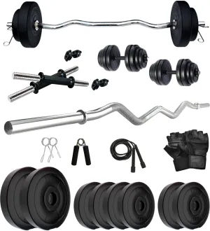 50 kg PVC 50 kg Combo 3-WB Home Gym