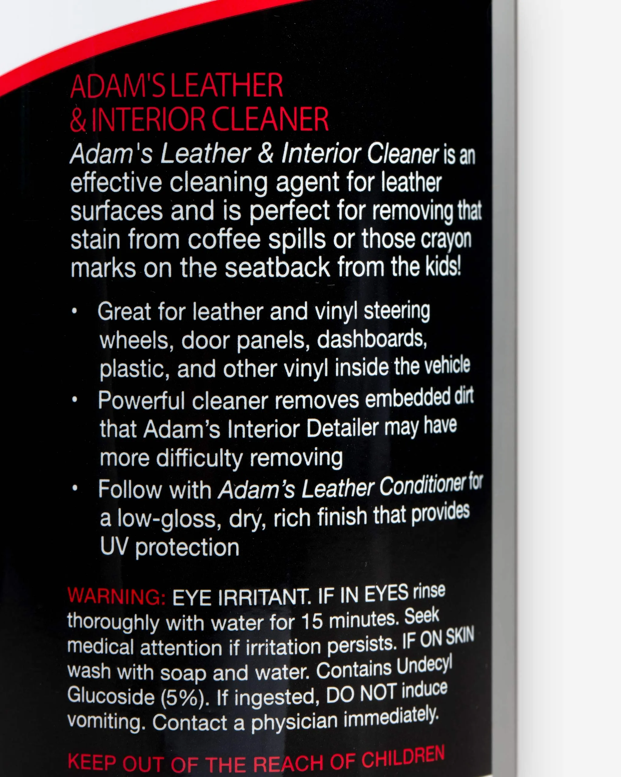 Adam's Leather & Interior Cleaner