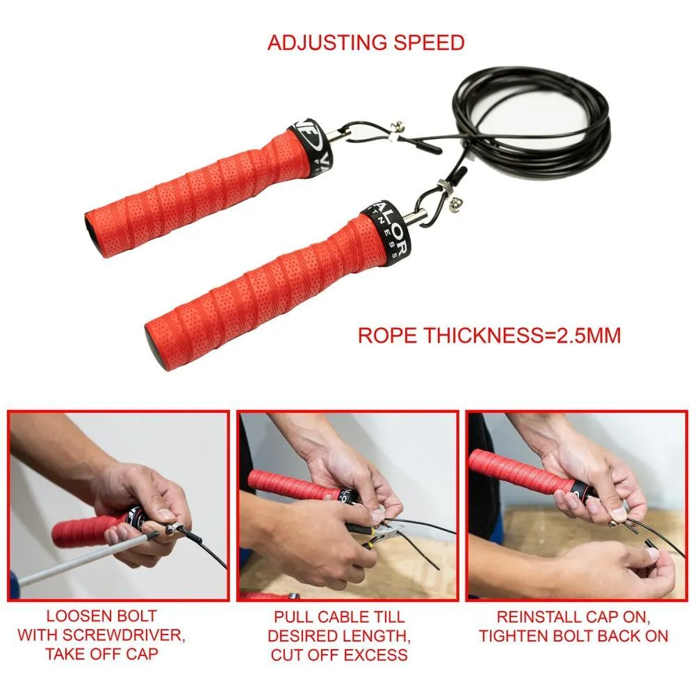 Adjustable Ball Bearing Speed Rope (2.5mm)