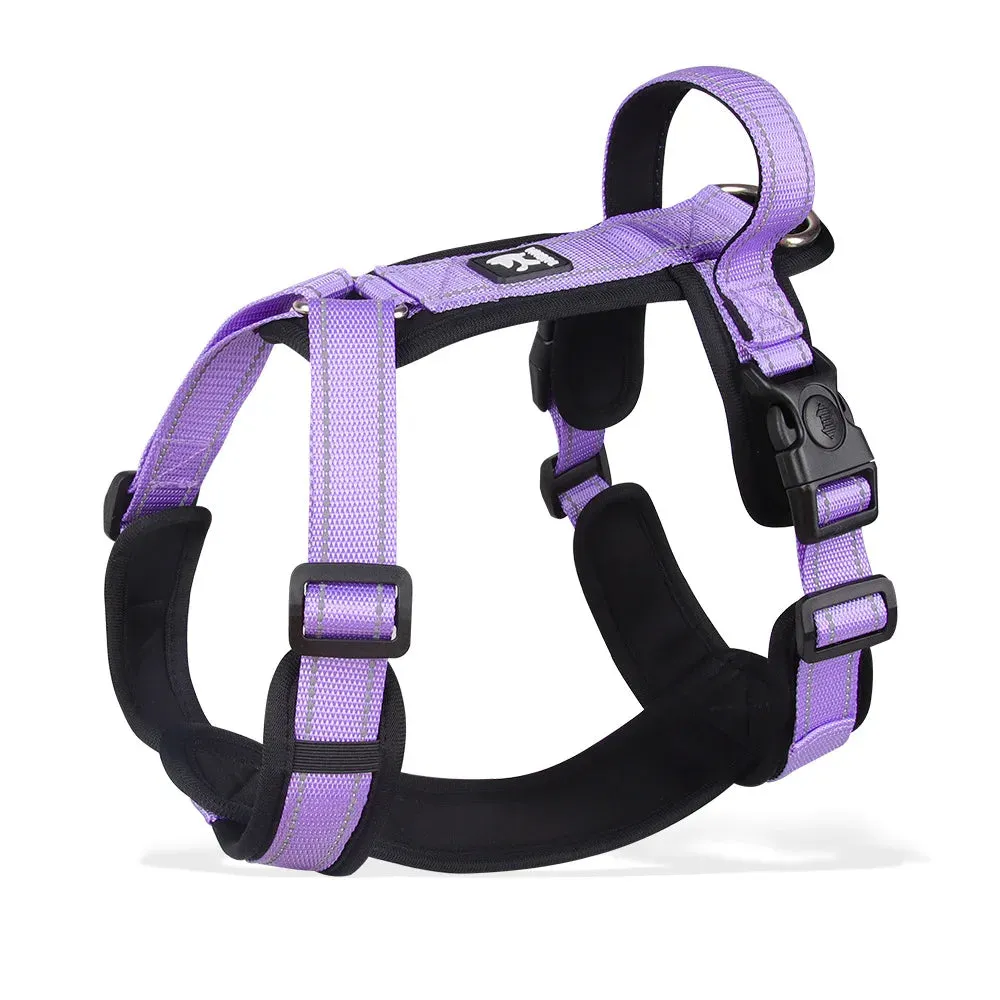 Adjustable Dog Harness with Quick Release and Reflective Design for All Dog Sizes