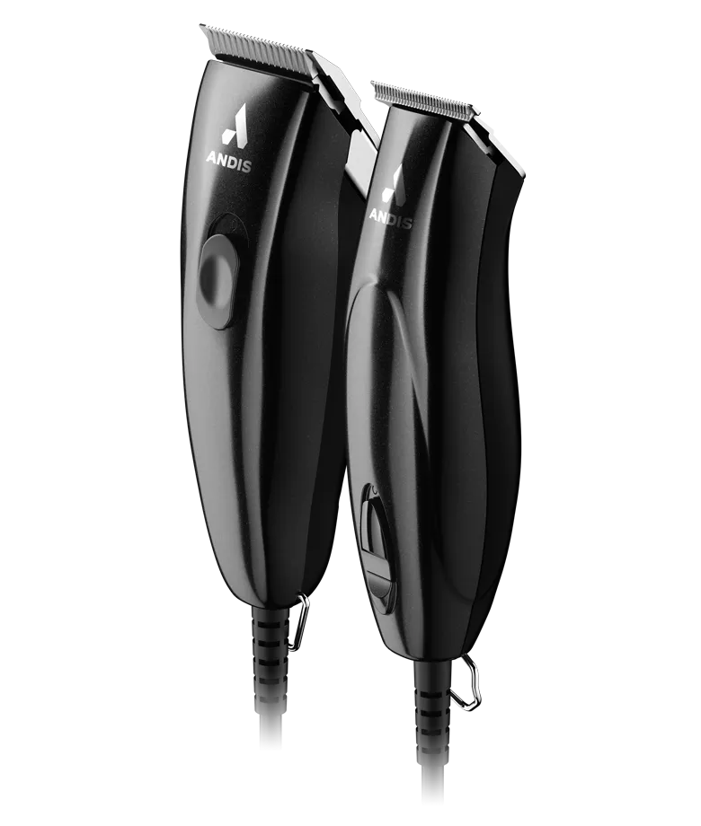 Andis Pivot Motor Clipper & Trimmer Combo - Black