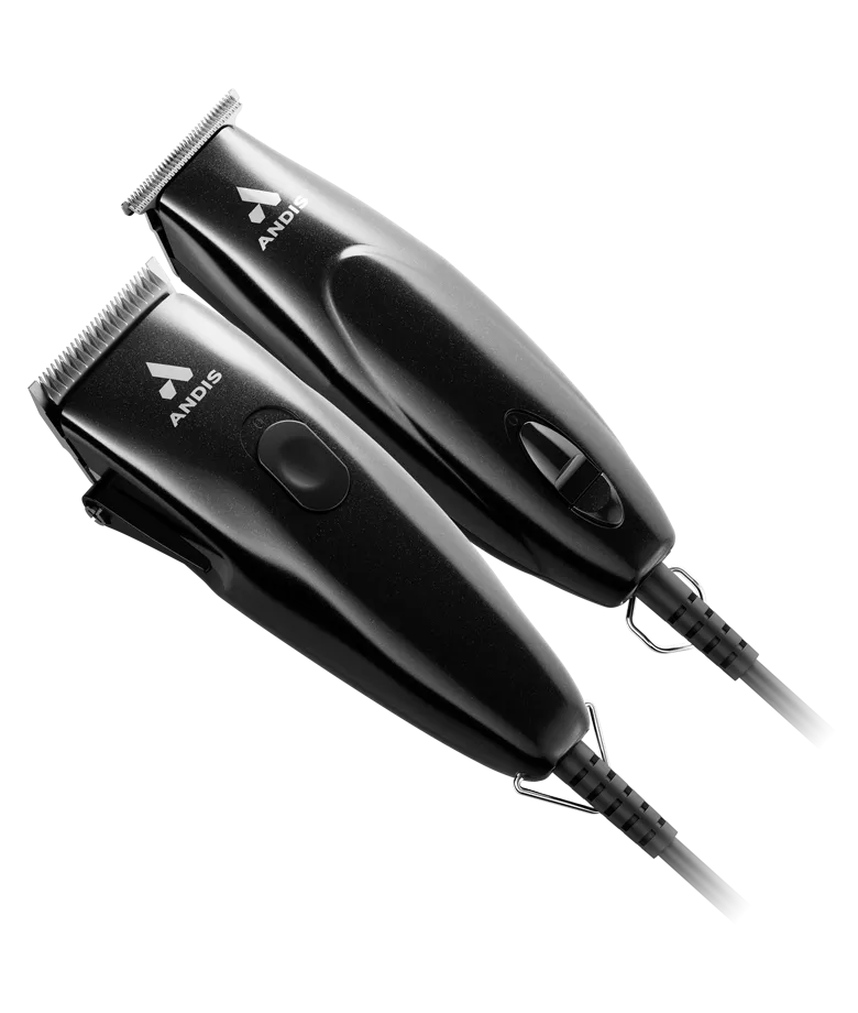 Andis Pivot Motor Clipper & Trimmer Combo - Black