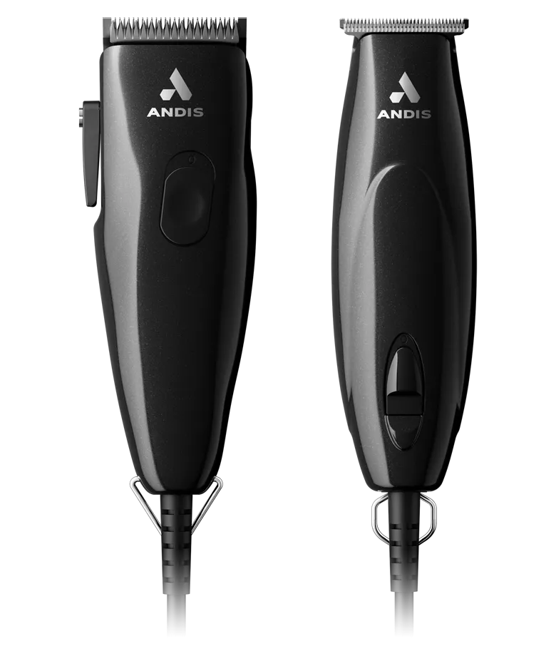 Andis Pivot Motor Clipper & Trimmer Combo - Black