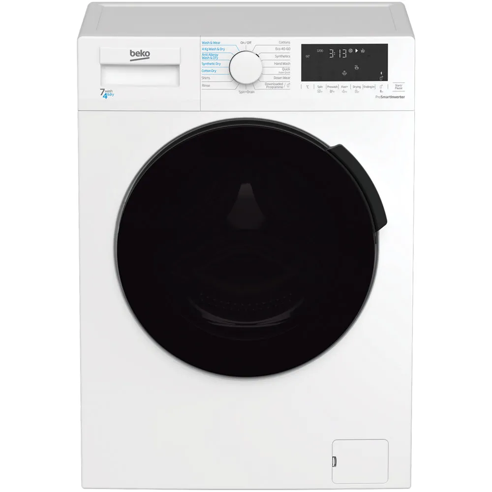 Beko WDL742441W 7kg/4kg 1200 Spin Washer Dryer - White