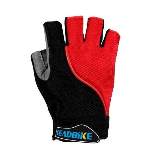 Bicycle Bike Cycling Gloves Half Finger Gloves With Reflective Tape 3 colors