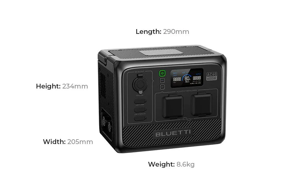 Bluetti AC60P Waterproof Portable Power Station