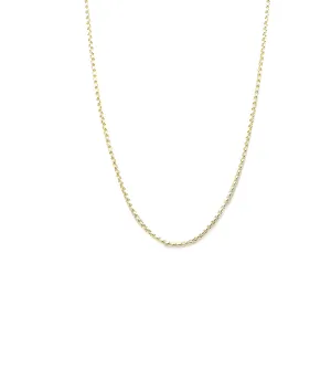 Box Chain Vermeil Necklace