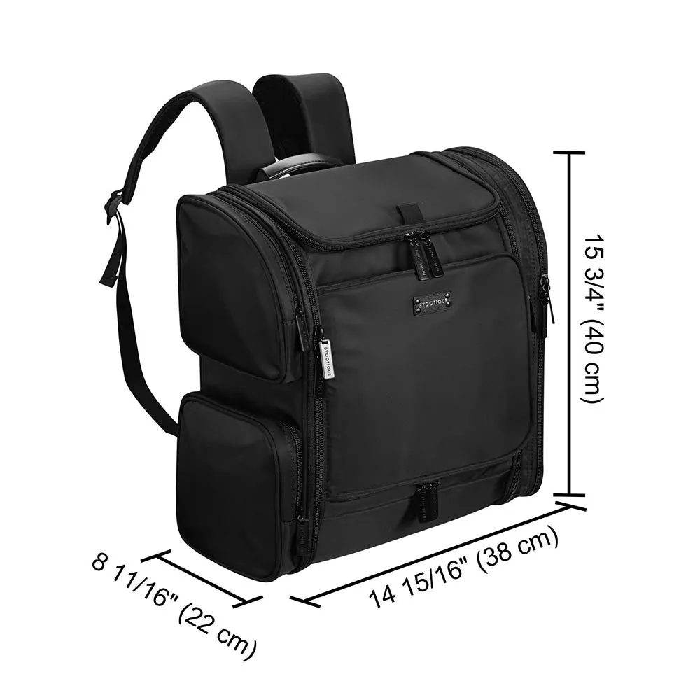 Byootique Black Barber Backpack for Clippers Cosmetic