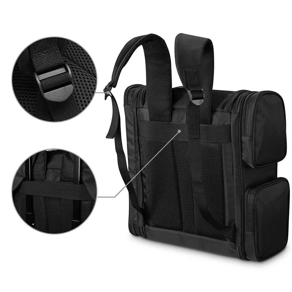 Byootique Black Barber Backpack for Clippers Cosmetic