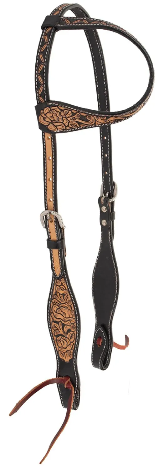 Circle Y Blooming Wild One Ear Headstall, Full