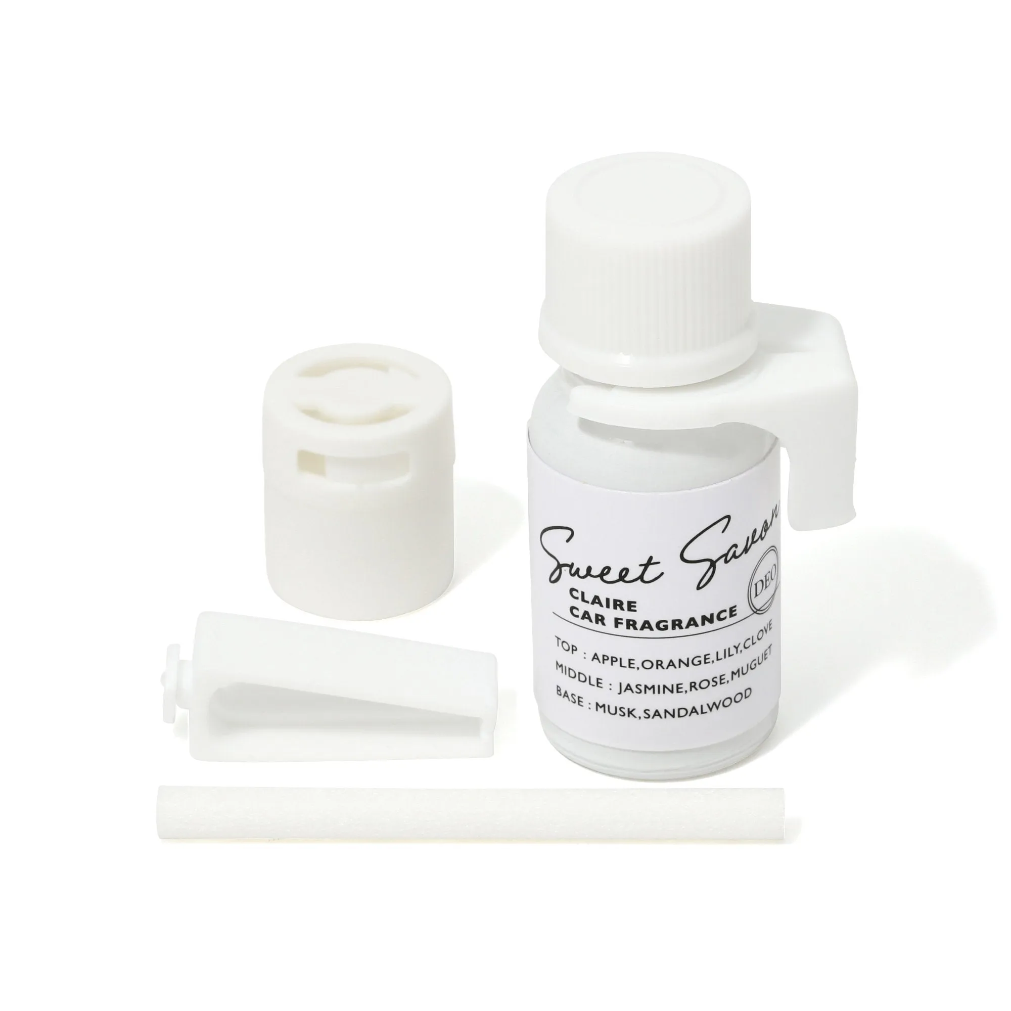 Claire Car Fragrance White