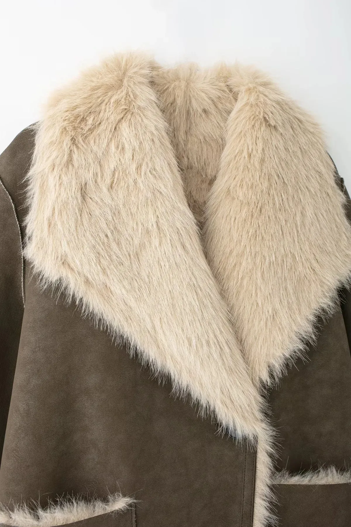 Danielle Double Wear Faux Fur Coat