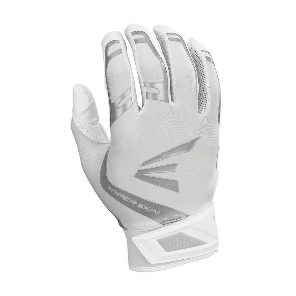 Easton ZF7 VRS Hyperskin FP Batting Glove - White/White