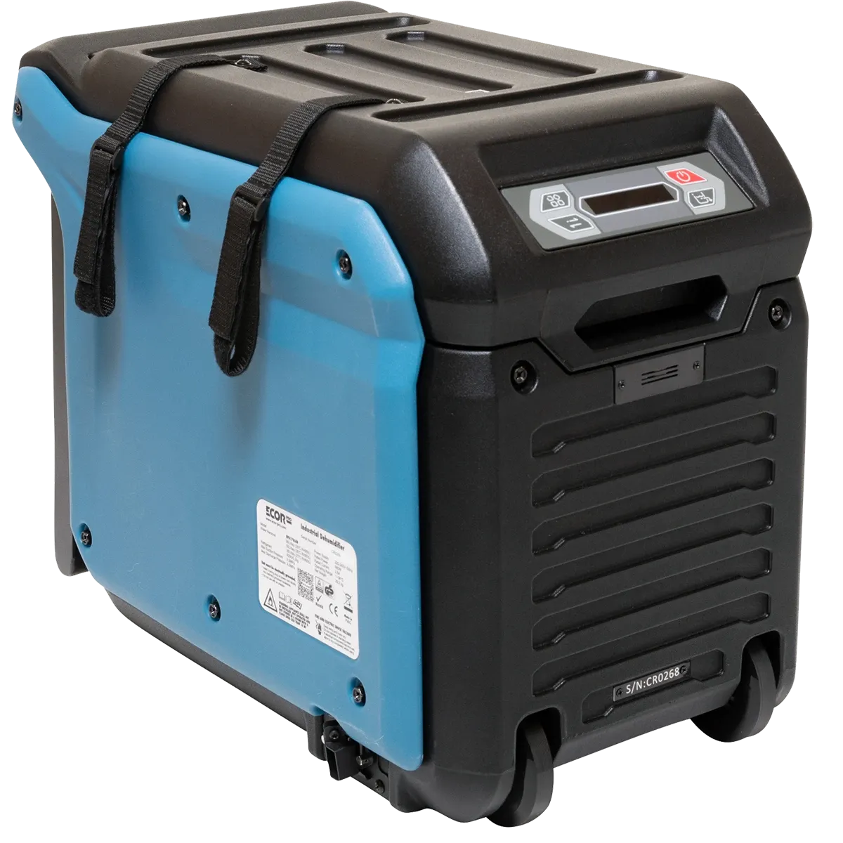 Ecor Pro EPD170LGR 170 Pint Low Grain Refrigerant Dehumidifier with Water Pump