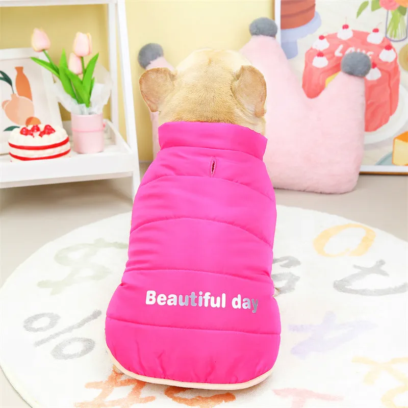 Fleece Lined French Bulldog Coats