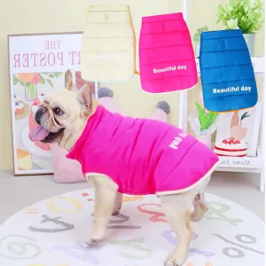 Fleece Lined French Bulldog Coats