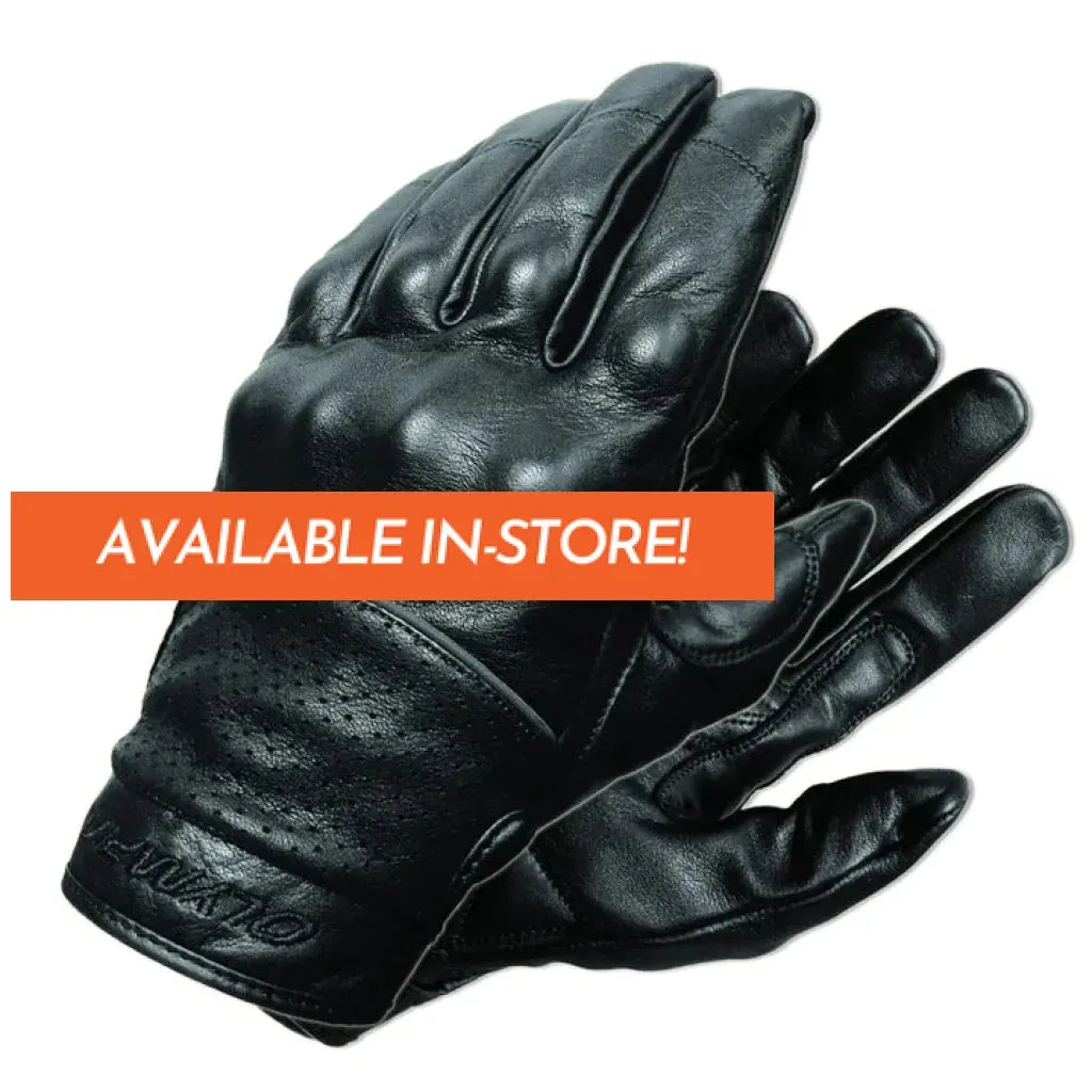 Full Throttle Leather Motorcycle Gloves | Olympia Sports