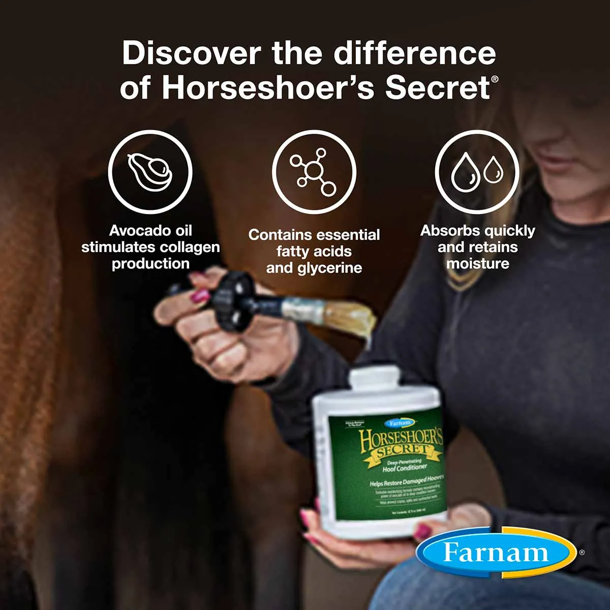 Horseshoer's Secret Deep Penetrating Hoof Conditioner, 32 oz