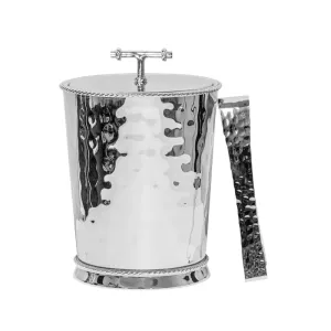 Juliska Graham Lidded Ice Bucket and Tongs