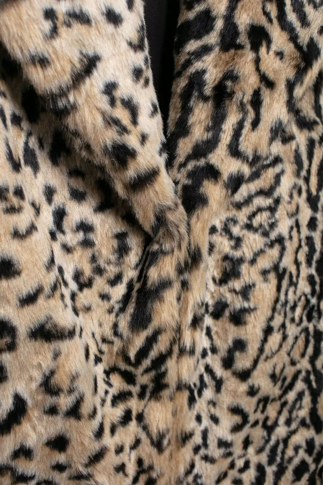 Kate Leopard Print Faux Fur Coat