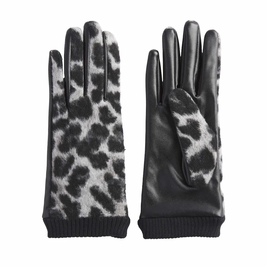 Leopard Gloves - Womens