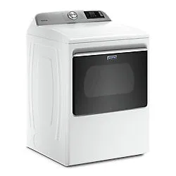 Maytag 5.4 cu. ft. Smart Top Load Washer with 7.4 cu. ft. Smart Electric Dryer in White