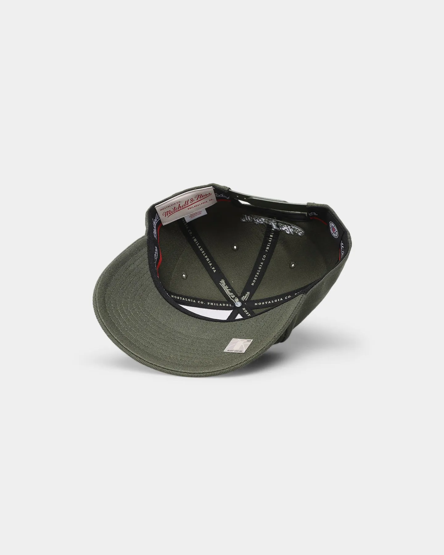 Mitchell & Ness Los Angeles Clippers Tonal Logo Classic Snapback Olive