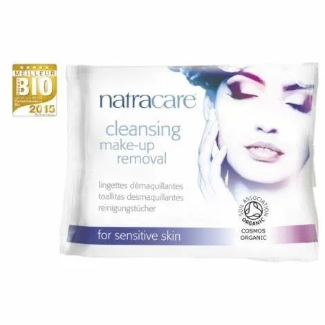 natracare - cleansing make up removal-  20 wipes