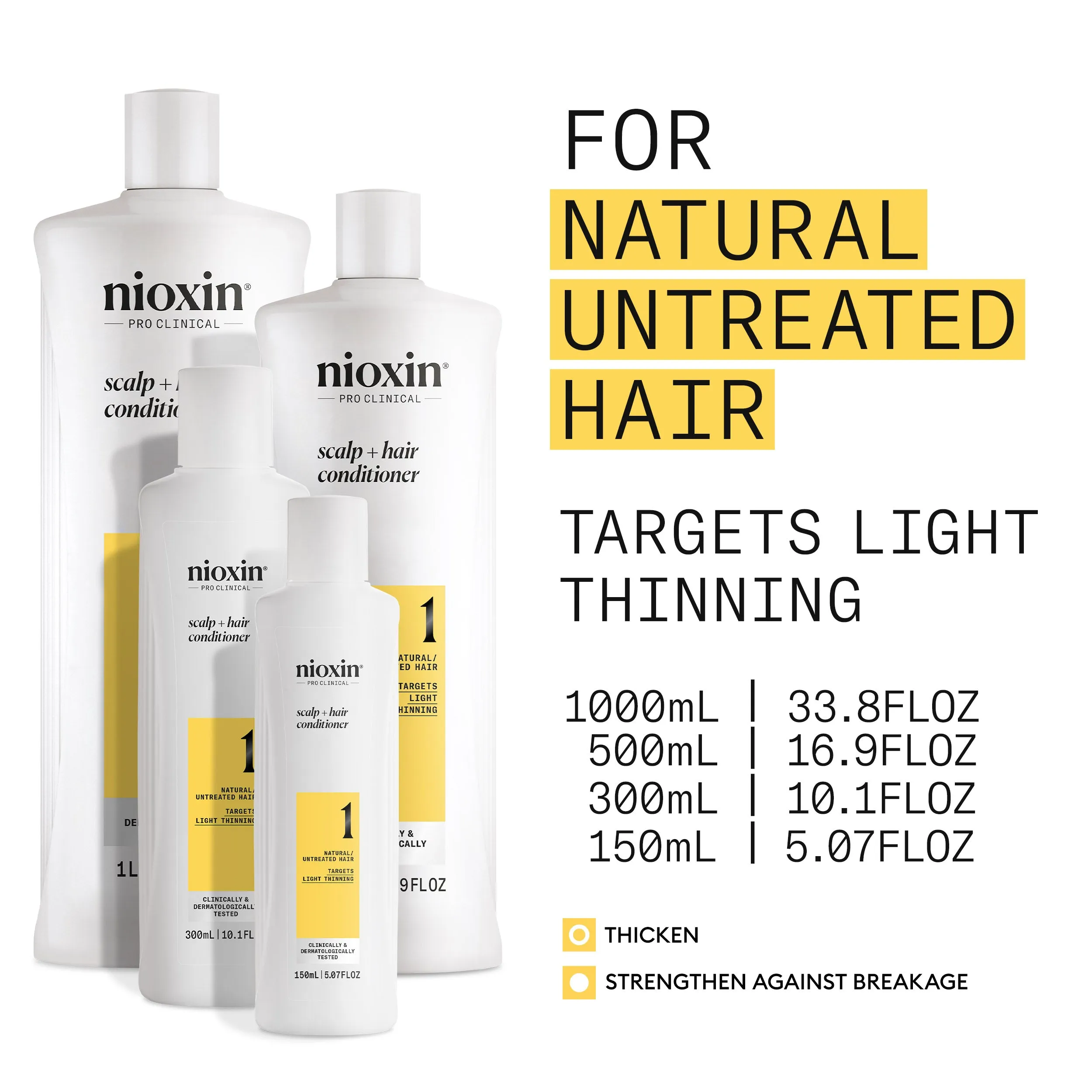 Nioxin System 1  Scalp   Hair Conditioner - Hair Thickening Conditioner