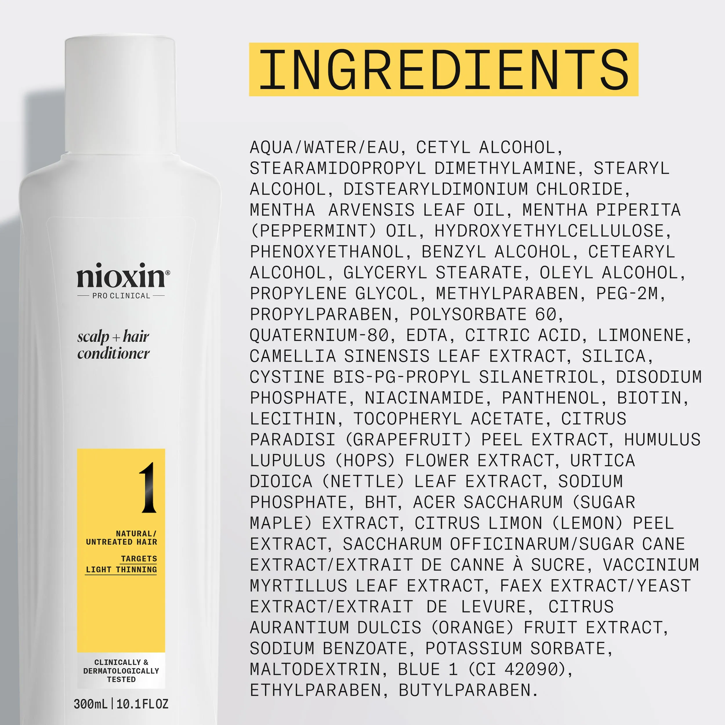 Nioxin System 1  Scalp   Hair Conditioner - Hair Thickening Conditioner