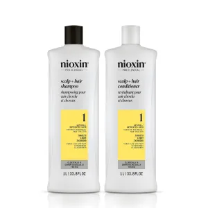 Nioxin System 1 Scalp   Hair Shampoo and Conditioner Duo - 33.8oz.