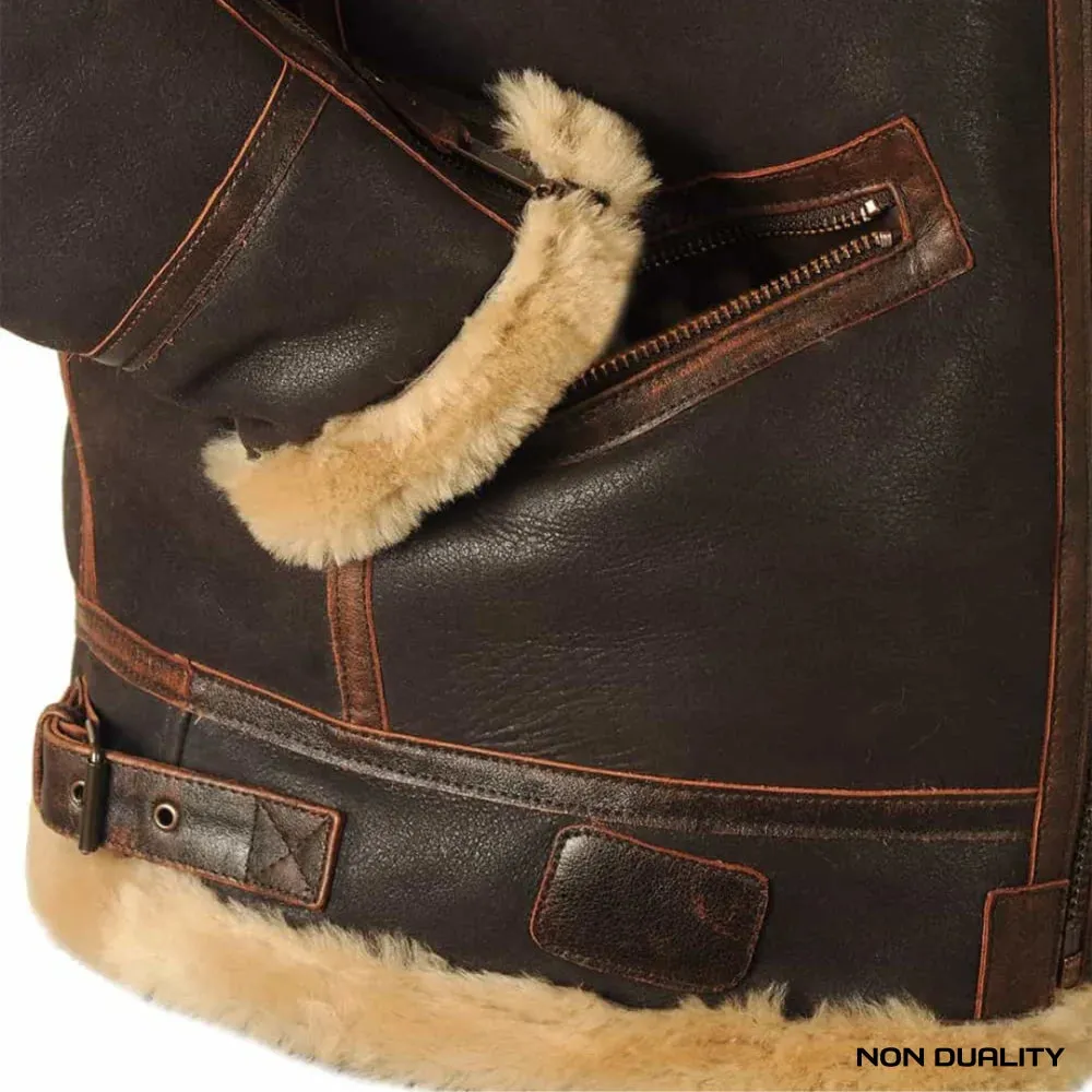 Non Duality | Shearling Pilot Jacket