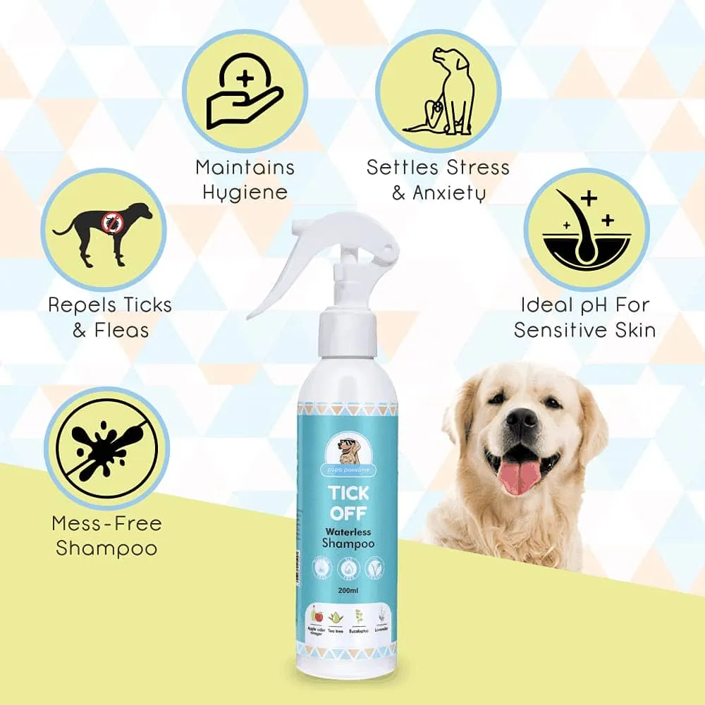 Papa Pawsome Short Coat Easy Peasy Grooming Kit (Indie)