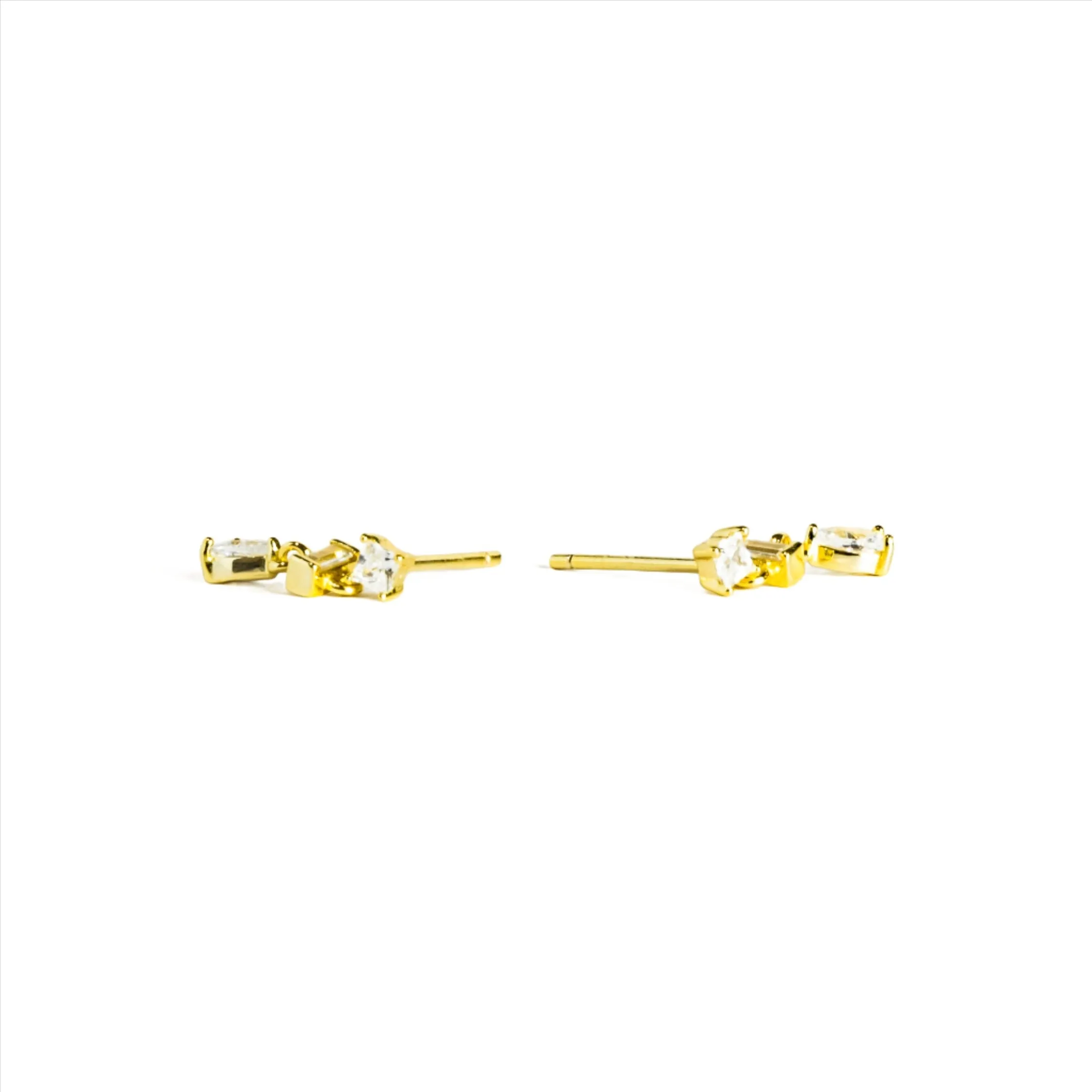 Petra Drop Earrings Vermeil