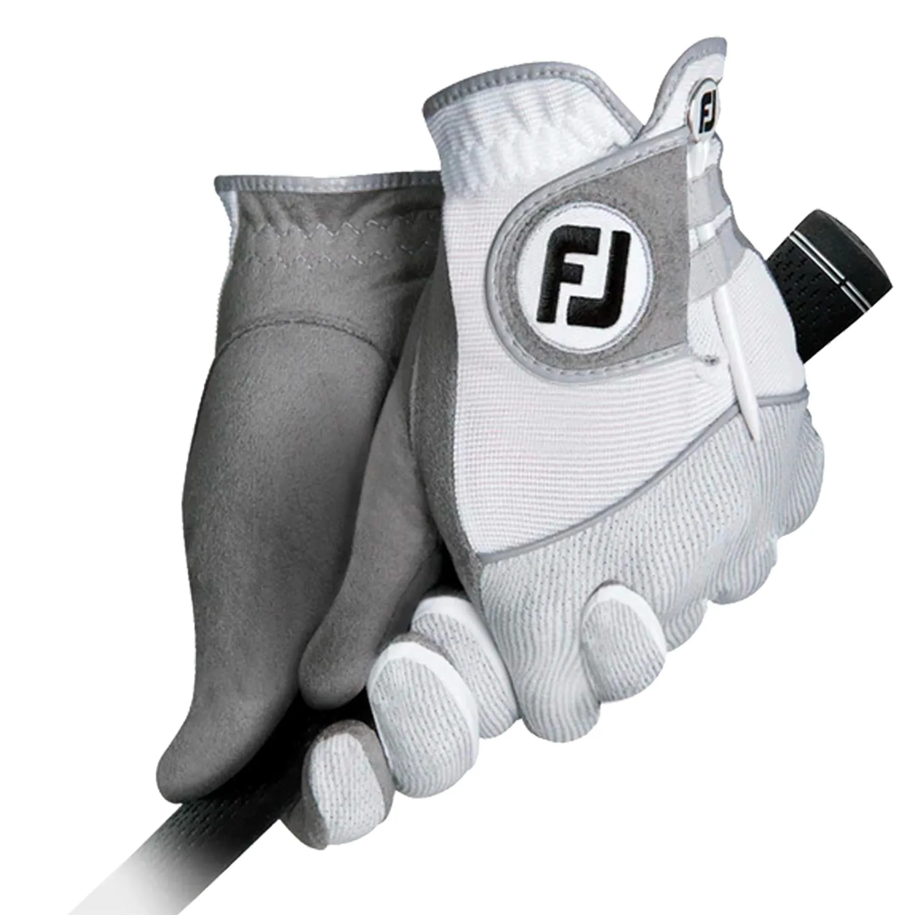 RainGrip (Pair) Regular Golf Gloves White - AW24