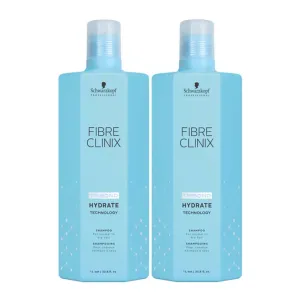 Schwarzkopf Professional Fibre Clinix Hydrate Shampoo and Conditioner Duo - 33oz