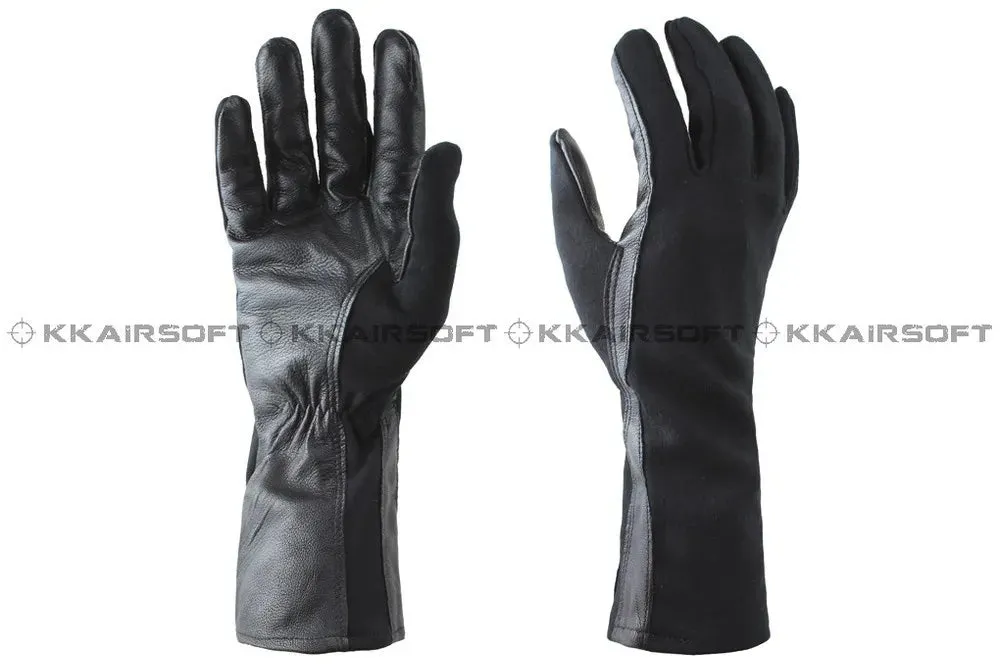 Taktiska Pilot läderhandskar - Tactical Pilot Gloves in leather