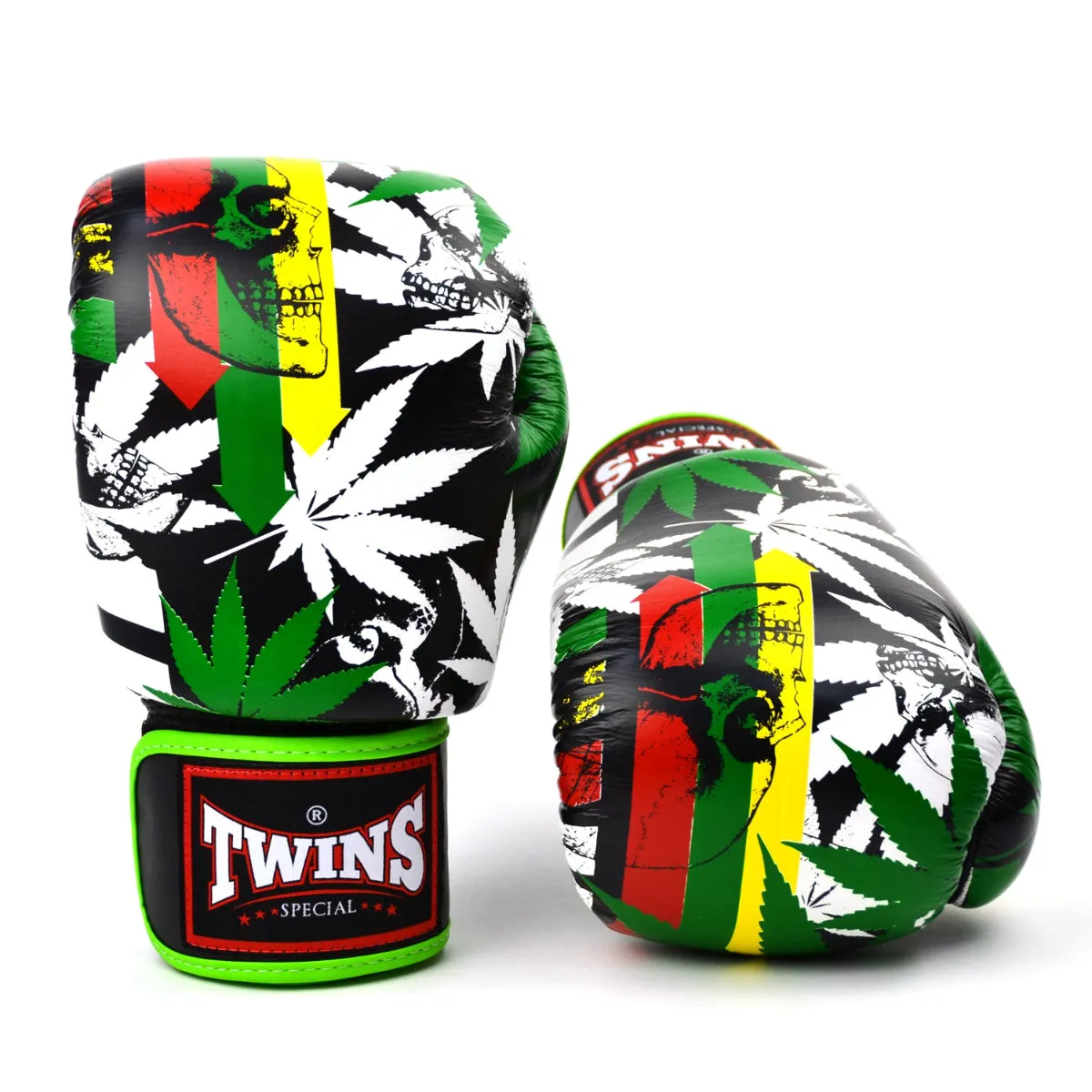 Twins FBGVL3-54 Grass Boxing Gloves Black