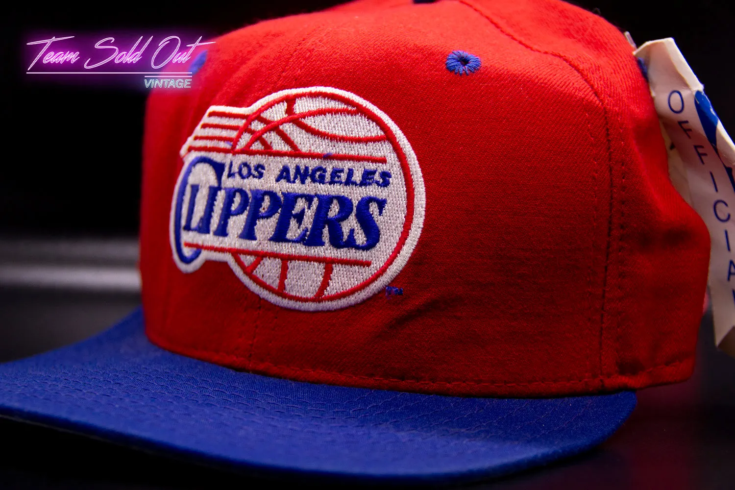 Vintage New Era Los Angeles Clippers Western Conference Snapback Hat NBA