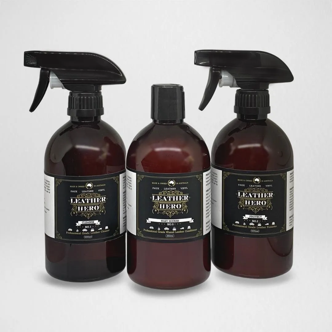 Waxed & Pull-Up Leather Care Kit